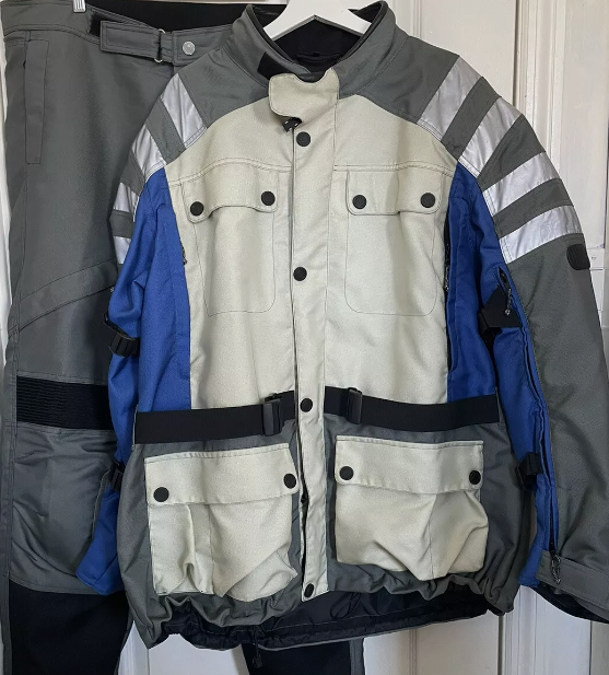 BMW Motorrad Savanna-2 Motorcycle Mens Jacket Sz 52 & Pants Sz 50R