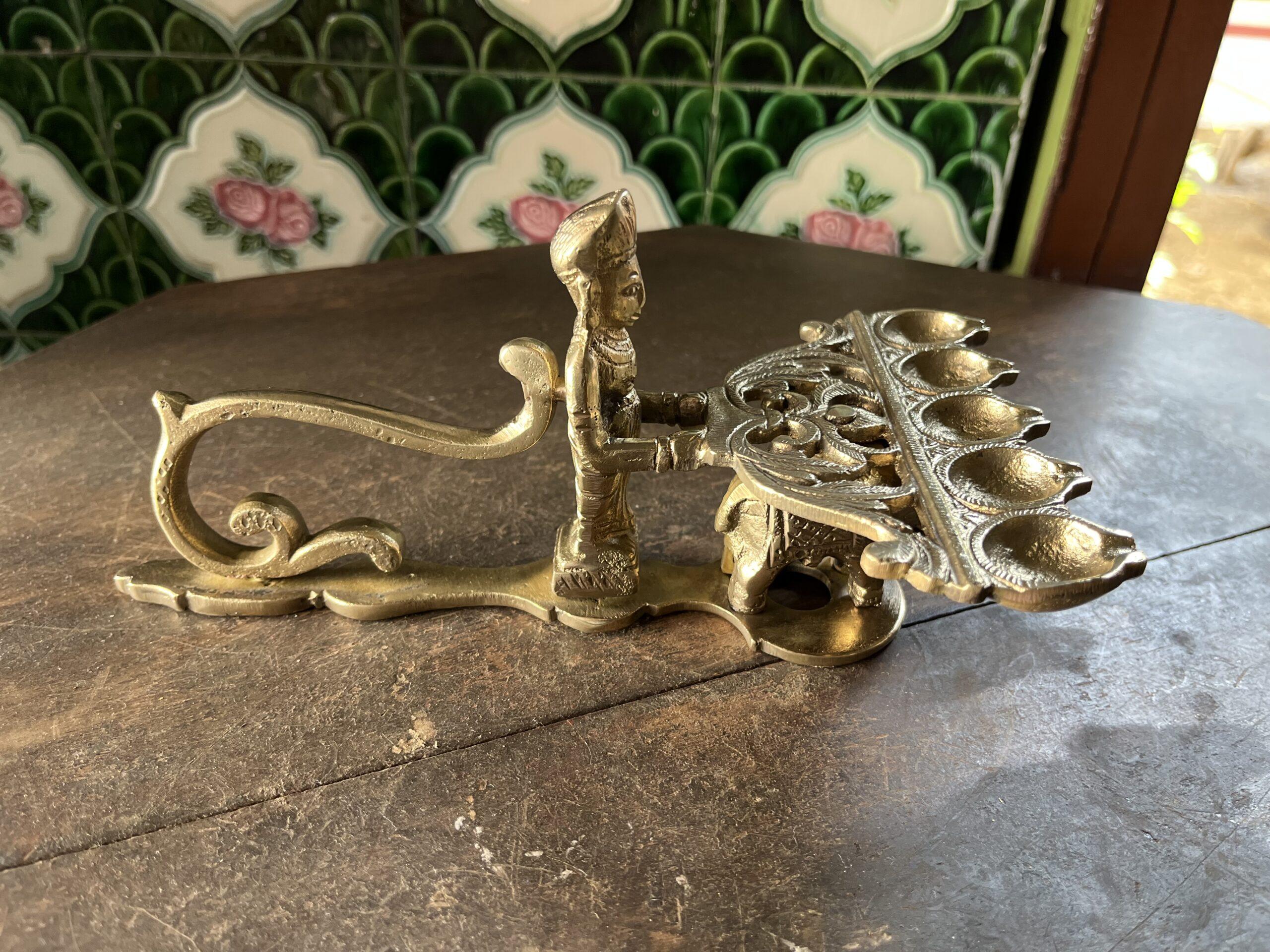 Vintage Brass Lamp (Deepak)